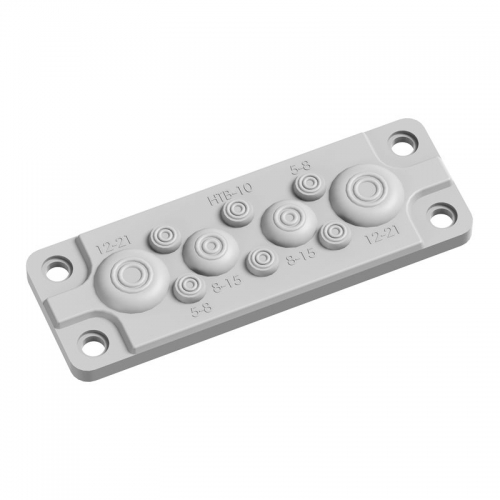 Ввод кабельный FL13 пластик V0 UL94 IP55 +130 - 40град.C (10 отв.) DKC R5HTB10 R5HTB10