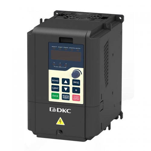 Преобразователь частоты 3ф 380В 3.7кВт встроенный тормозной прерыватель и ЭМС фильтр DKC V2000-T03P7G V2000-T03P7G