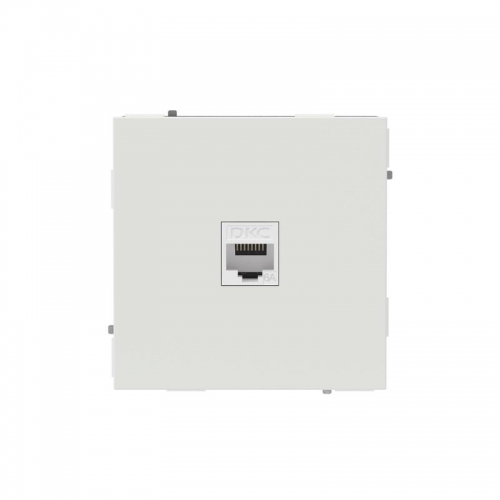 Розетка компьютерная 1-м KANT RJ45 кат.6A без шторки бел. песок DKC 7010673 7010673