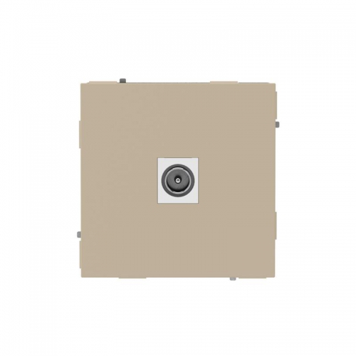 Розетка телевизионная одиночная TV KANT ванильн. марципан DKC 7015503 7015503