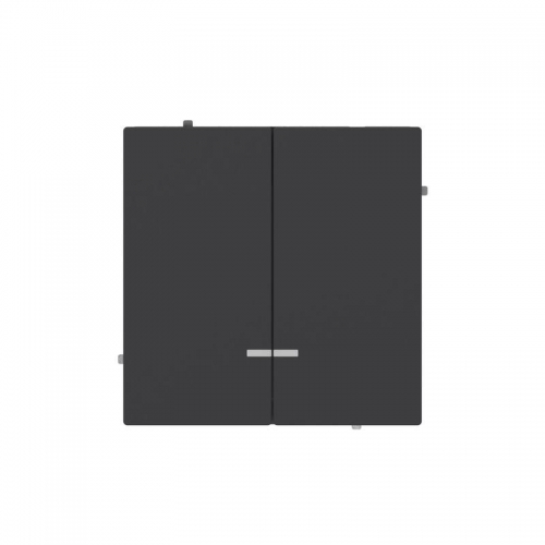 Переключатель 2-кл. KANT с подсветкой черн. уголь DKC 7012144 7012144