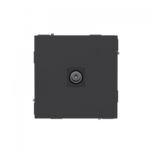 Розетка телевизионная одиночная TV KANT черн. уголь DKC 7012503 7012503