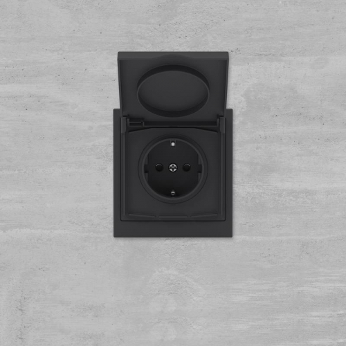 Рамка 1-м KANT IP44 черн. уголь DKC 7012942 7012942