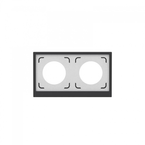 Рамка 2-м KANT IP44 черн. уголь DKC7012944 7012944
