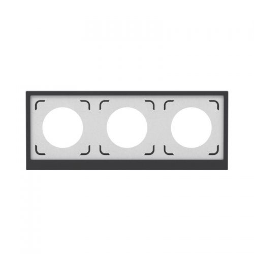 Рамка 3-м KANT IP44 черн. уголь DKC 7012946 7012946