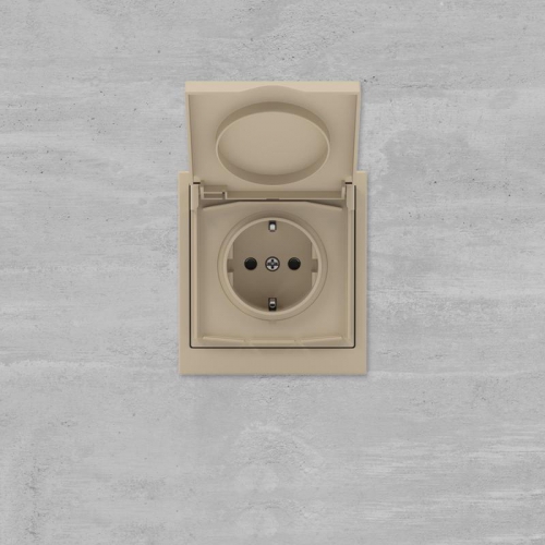 Рамка 1-м KANT IP44 ванильн. марципан DKC 7015942 7015942