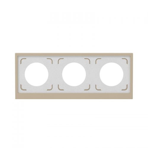 Рамка 3-м KANT IP44 ванильн. марципан DKC 7015946 7015946