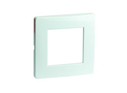 Рамка 1-м 2мод. Brava бел. RAL9010 DKC 75010W 75010W