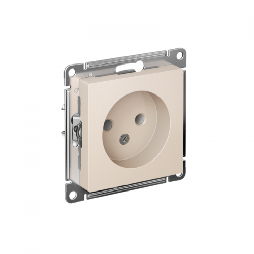 Механизм розетки 1-м СП Atlas Design без заземл. 16А беж. SchE ATN000241 ATN000241