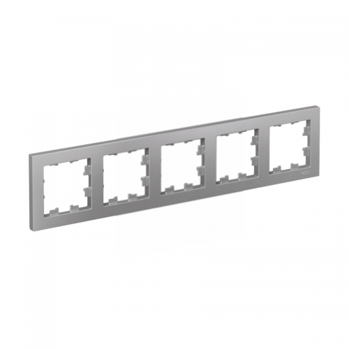 Рамка 5-м Atlas Design универс. алюм. SchE ATN000305 ATN000305