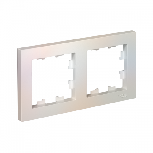 Рамка 2-м Atlas Design универс. жемчуг SchE ATN000402 ATN000402