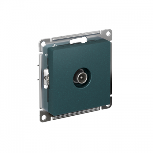 Механизм розетки TV Atlas Design оконечный 1DB изумруд SchE ATN000891 ATN000891