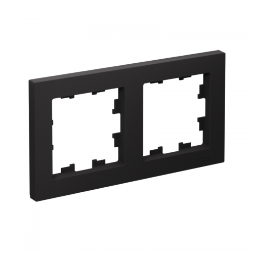 Рамка 2-м Atlas Design универс. карбон SchE ATN001002 ATN001002