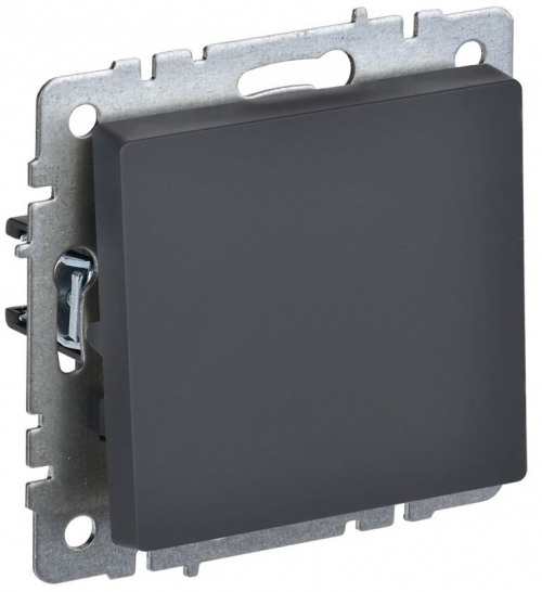 Выключатель 1-кл. СП BRITE ВС10-1-0-БрГ 10А графит IEK BR-V10-0-10-K53 BR-V10-0-10-K53