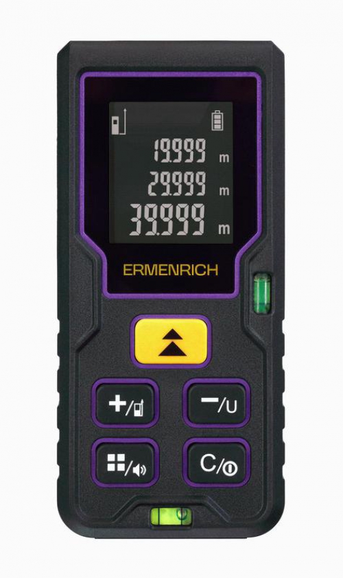 Рулетка лазерная Reel PLUS GD80 фиолет. Ermenrich 85315 85315