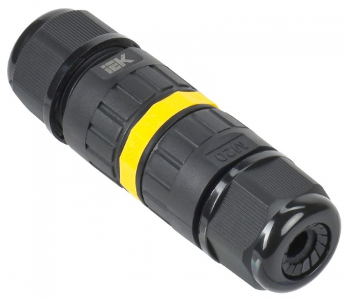 Коннектор кабельный герметичный WTP-102 3 PIN IP68 IEK UWC10-I-024-3-68 UWC10-I-024-3-68