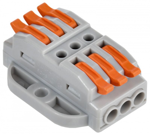 Клемма строительно-монтажная СМК 222-4133P IEK UKZ20-4133P-050 UKZ20-4133P-050