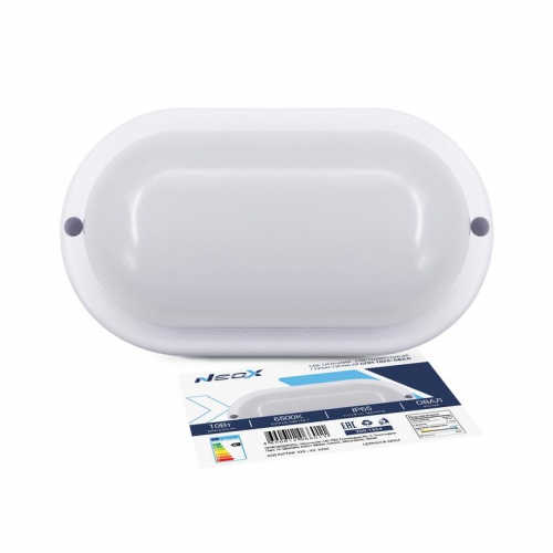 Светильник светодиодный СПП 1065-ОВАЛ 10Вт 6500К IP65 900лм 160х88мм герметичный NEOX 4690612066011 4690612066011