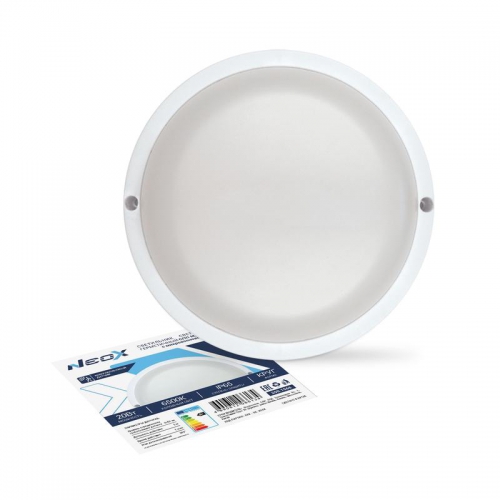 Светильник светодиодный СПП МД-2065-КРУГ 20Вт 6500К IP65 1800лм 155мм герметичный с микроволным датчиком NEOX 4690612066134 4690612066134