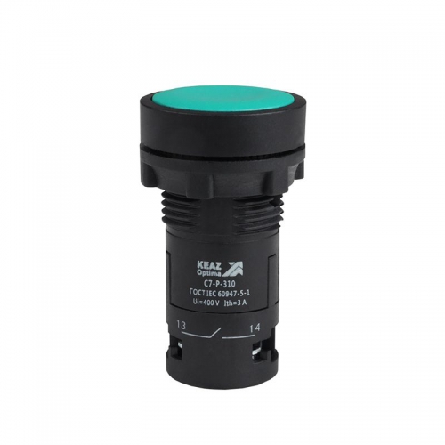 Кнопка OptiSignal Compact D22 С7-P-310 зел. 1НО XB7NA31 КЭАЗ 362032 362032