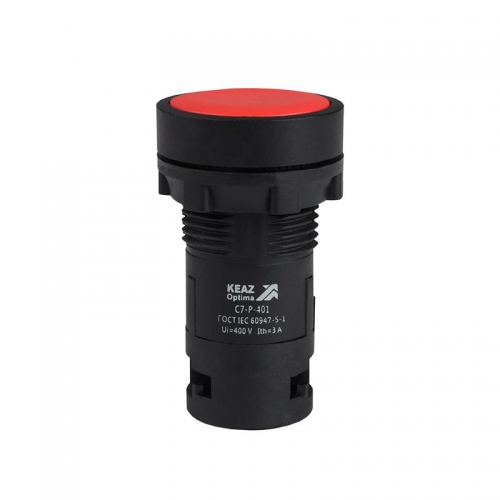Кнопка OptiSignal Compact D22 С7-P-401 красн. 1НЗ XB7NA42 КЭАЗ 362027 362027
