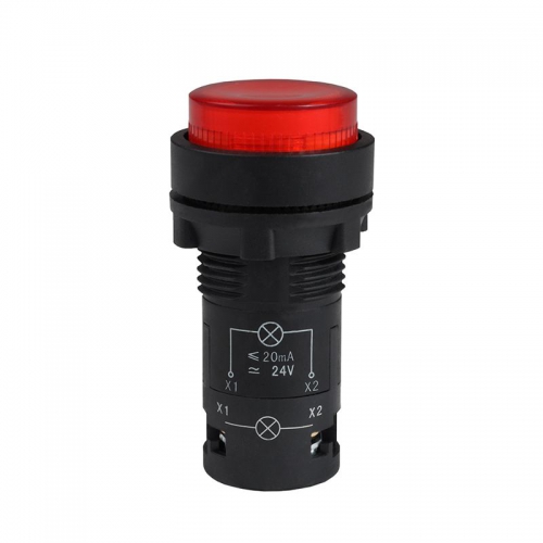 Кнопка с подсветкой OptiSignal Compact D22 С7-PL-B401 красн. 1НЗ 24В AC/DC XB7NW34B2 КЭАЗ 362086 362086