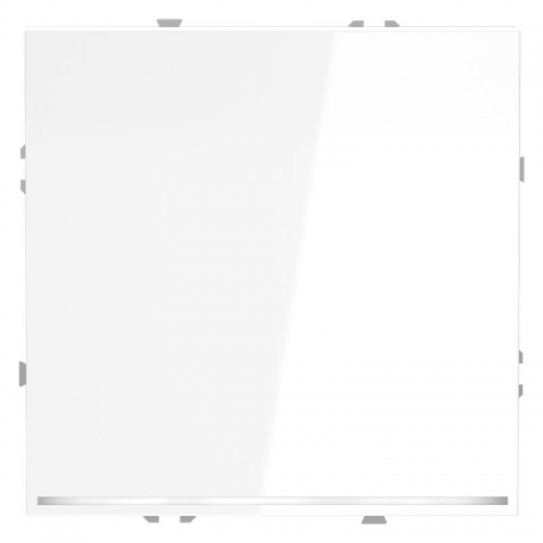 Переключатель проходной 1-кл. СП S70 10А с подсветкой механизм бел. глянцевый Voltum VLS010401 VLS010401