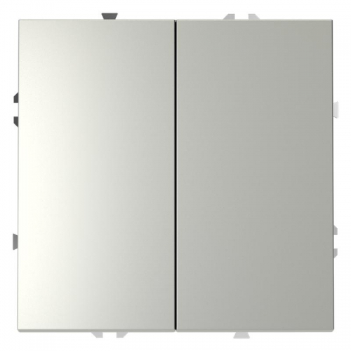 Выключатель 2-кл. СП S70 10А механизм сталь Voltum VLS020105 VLS020105