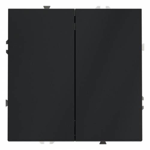 Переключатель проходной 2-кл. СП S70 10А механизм графит Voltum VLS020307 VLS020307