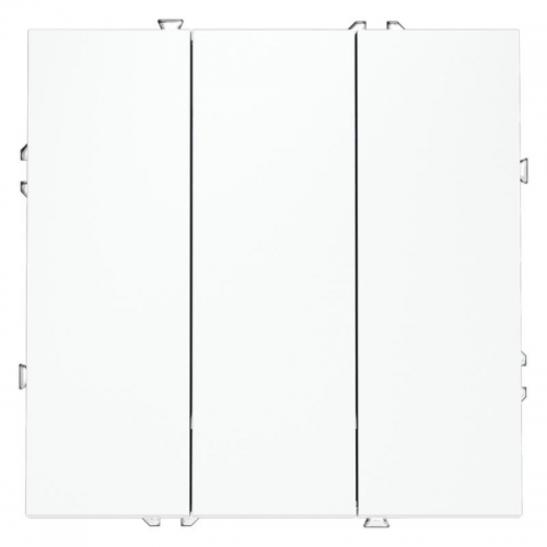 Выключатель 3-кл. СП S70 10А механизм бел. матов. Voltum VLS030102 VLS030102