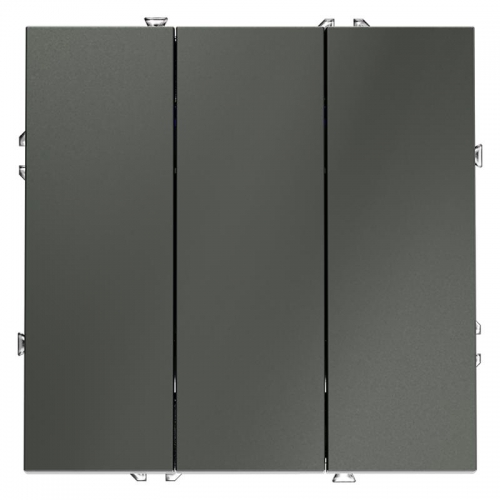 Выключатель 3-кл. СП S70 10А механизм титан Voltum VLS030106 VLS030106