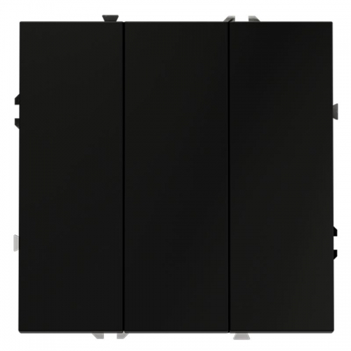 Выключатель 3-кл. СП S70 10А механизм черн. матов. Voltum VLS030108 VLS030108