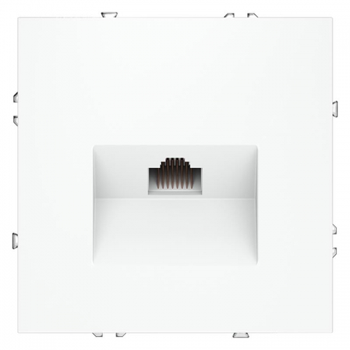 Розетка компьютерная 1-м СП S70 RJ45 кат.6 механизм бел. матов. Voltum VLS060102 VLS060102