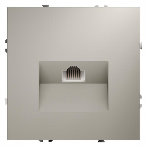 Розетка компьютерная 1-м СП S70 RJ45 кат.6 механизм кашемир Voltum VLS060103 VLS060103