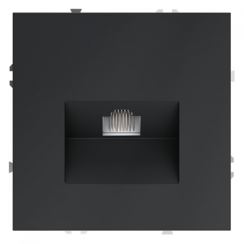 Розетка компьютерная 1-м СП S70 RJ45 кат.6 механизм графит Voltum VLS060107 VLS060107