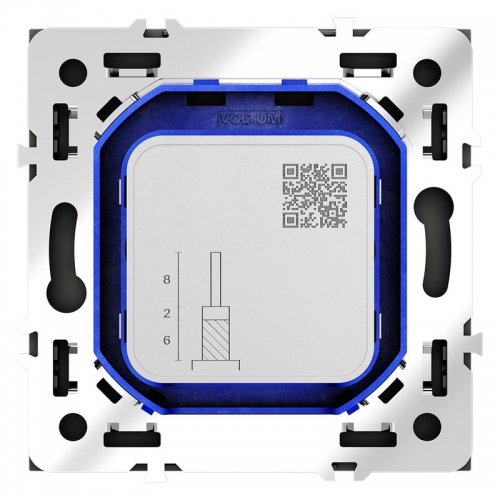 Розетка телевизионная оконечная TV + SAT 2-м СП S70 механизм титан Voltum VLS060406 VLS060406