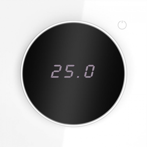 Терморегулятор электронный S70 с индикацией и датчиком для теплого пола механизм бел. глянцевый Voltum VLS070101 VLS070101