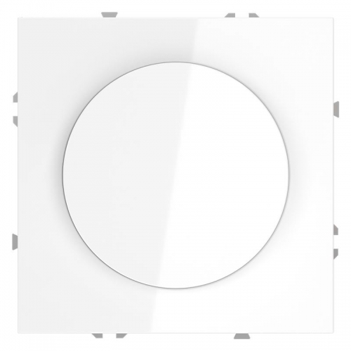 Светорегулятор поворотно-нажимной СП S70 600Вт механизм бел. глянцевый Voltum VLS070301 VLS070301