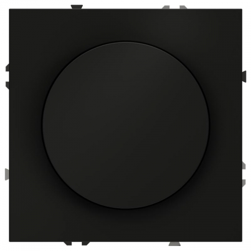 Светорегулятор поворотно-нажимной СП S70 600Вт механизм черн. матов. Voltum VLS070308 VLS070308