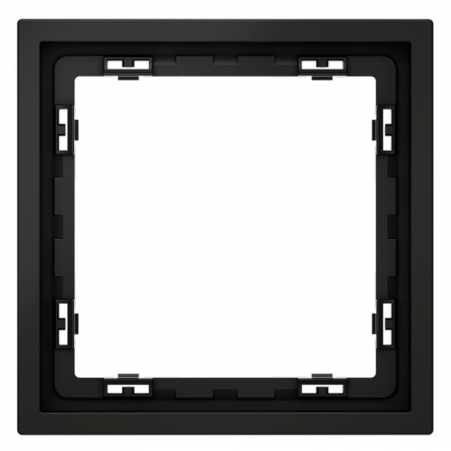 Рамка 1-м S70 пластик. черн. матов. Voltum VLS100108 VLS100108