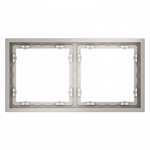 Рамка 2-м S70 пластик. кашемир Voltum VLS100203 VLS100203