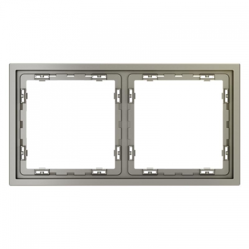 Рамка 2-м S70 пластик. шелк Voltum VLS100204 VLS100204