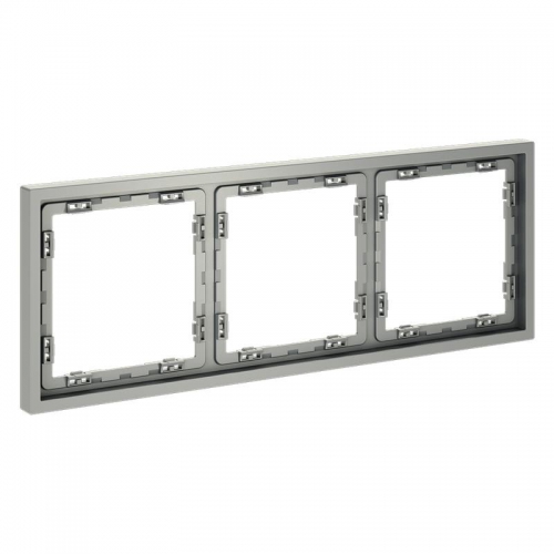 Рамка 3-м S70 пластик. сталь Voltum VLS100305 VLS100305