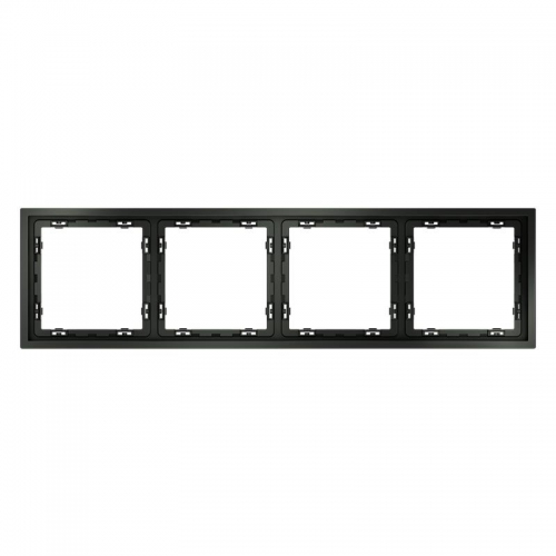 Рамка 4-м S70 пластик. титан Voltum VLS100406 VLS100406