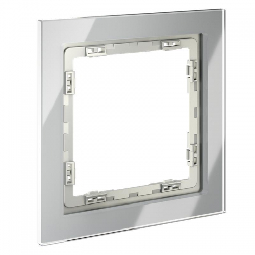 Рамка 1-м S70 стеклян. сталь Voltum VLS110105 VLS110105