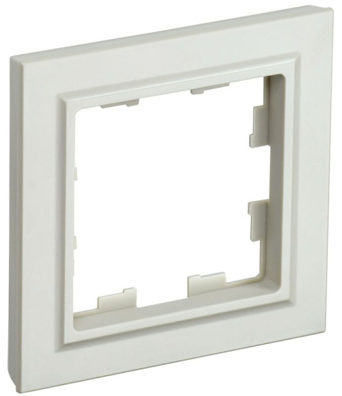 Рамка 1-м BRITE РУ-1-БрКр беж. IEK BR-M12-K10 BR-M12-K10