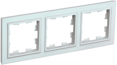 Рамка 3-м BRITE РУ-3-БрЖ жемчуж. IEK BR-M32-K36 BR-M32-K36