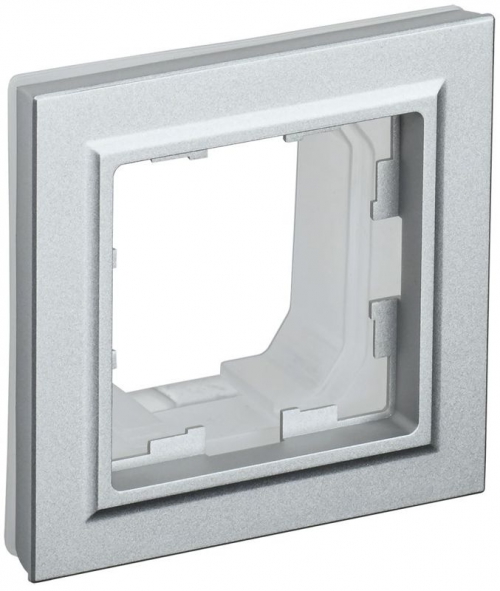 Рамка 1-м IP44 BRITE РУ-1-БрА-44 алюм. IEK BR-M12-44-K47 BR-M12-44-K47
