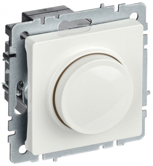 Светорегулятор СП BRITE пов-наж. 600Вт СС10-1-0-БрБ бел. IEK BR-D20-0600-K01 BR-D20-0600-K01