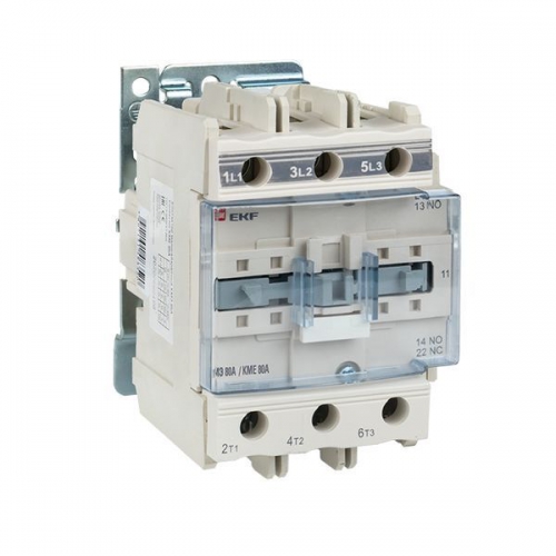 Контактор КМЭ 80А кат. 220В AC 1НО+1НЗ EKF ctr-s-80-220 ctr-s-80-220